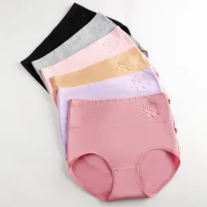 Women's Panties High Waist Underwear Cotton Abdominal Plus Size Briefs Girls Seamless Underpants Sexy Lingeries Female