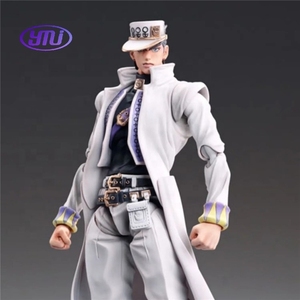 หุ่นอะนิเมะ17cm, รูปปั้นแอคชั่นแอคชั่นซูเปอร์ผจญภัยสุดแปลกของ <span class=keywords><strong>Jojo</strong></span> หมายเลข27-jotaro kujo แบบมีข้อต่อสำหรับนักสะสม - Product Image 5