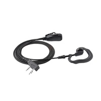Écouteur radio avec micro, interphone bidirectionnel, écouteur en forme de G, casque simple pour Sepura STP8000 STP8030 STP9000 8035 8040
