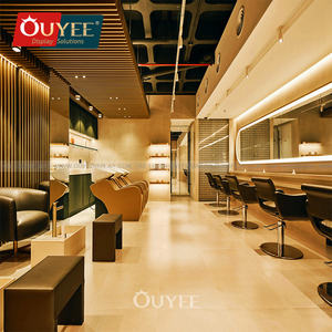 Espejo de Salón, Productos de Belleza para Peluquería, Exhibición Colgante <span class=keywords><strong>en</strong></span> Estante, Mesa de Salón de Belleza para Diseño - Product Image 6