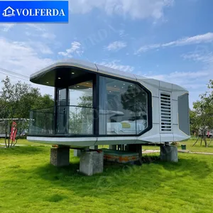 Volferda luxo prefab recipiente espaço cápsula cabine casa casa hotel quarto pré-fabricados hotel quartos