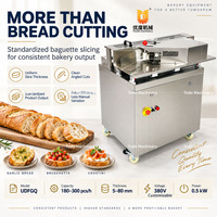 Trancheuse à Baguettes Commerciale à Épaisseur Réglable, Machine à Couper le Pain Français pour Boulangerie et Restauration