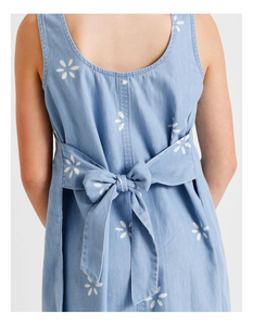 Adorable Vestido de Verano de Algodón para Niñas con Diseño Atractivo, Sensación Ligera y Comodidad Transpirable, Perfecto para Uso Diario y Fiestas - Product Image 6