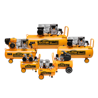 Outils électriques professionnels Compresseur d'air à essence 200L 3HP avec système d'entraînement par courroie Lubrifié à l'huile Fils de cuivre Compresseurs