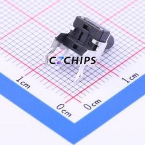 1-1825027-1 Tactile Switch Through hole Component (THT) Switch Single Pole Single Throw Round Button 1.6N Right Angle Insert - Product Image 2