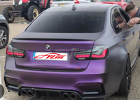 Film de protection de peinture pour voiture en TPU ultra satiné noir magique violet, anti-rayures, anti-jaunissement, film PPF, vente en gros d'usine
