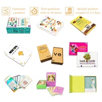 Set Kustom Mainan Anak-anak Kotak Belajar Bayi Balita Layanan Pencetakan Alfabet Abc Kartu Flash Kognitif untuk Anak-anak Pendidikan