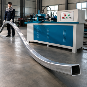 Hydraulic <b>bending</b> <b>machines</b> are used for <b>bending</b> display shelves, square steel pipes, and fabricating warehouse racks. - Product Image 3