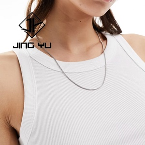 Camiseta Hawaiana para Mujer, Camiseta de Algodón Personalizada, Camiseta sin Mangas Estampada, Camiseta Ajustada - Product Image 3