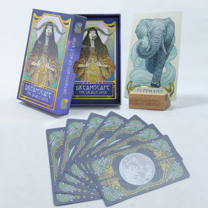 Divertissement de divination pour femmes Meilleur jeu de cartes de tarot Personnalisé de haute qualité Imprimé Tarot personnalisé Cartes Oracle - Product Image 1