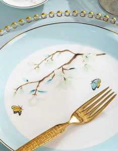 Assiettes à dîner, fournitures de fête, <span class=keywords><strong>vaisselle</strong></span>, ensemble <span class=keywords><strong>complet</strong></span> de cuisine, <span class=keywords><strong>porcelaine</strong></span> de luxe, restaurant, <span class=keywords><strong>vaisselle</strong></span> de luxe en gros - Product Image 5