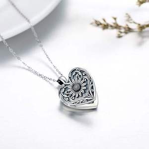 Fashion Jewelry <b>Necklace</b> Pendant <b>Necklace</b> Fine Jewelry <b>Necklace</b> Silver 925 Jewelry For Women Sterling Silver 925 Jewellery Heart - Product Image 1