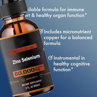 Ausreson OEM Gouttes de Zinc et Sélénium, Vitamines Complètes, Multivitamines, Compléments pour la Santé Hépatique, Vitamine C, Gouttes de Zinc et Sélénium