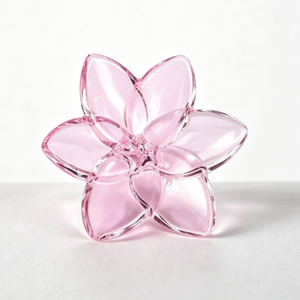 Adornos de Flores de Cristal al por Mayor, Estilo Nórdico, Flores de Cinco Pétalos, Decoración para el Hogar, Adornos de Mesa, Múltiples Colores - Product Image 6