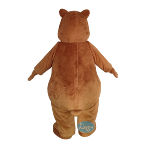 Costume mascotte <span class=keywords><strong>orso</strong></span> <span class=keywords><strong>Masha</strong></span> marrone adulto - Product Image 6