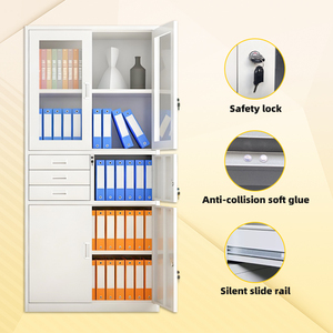 金属钢办公家具可移动3抽屉文件文件柜保险柜保险箱储物柜酒店客厅医院公寓 - Product Image 4