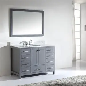 Shaker Grijs 48 Inch Badkamer Vanity Voor Noord-amerika