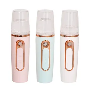 Spruzzatore Portatile <span class=keywords><strong>USB</strong></span>/Elettrico in Plastica con Tecnologia Ionica, Nebulizzatore Nano con Serbatoio da 23ml - Idratante, Pulizia Profonda, Nutriente - Product Image 1