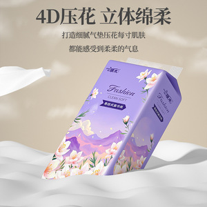 Zhenmu Hanging Facial <b>Tissues</b> 10 Packs Large Size Clean Soft With Hooks Household Use - Product Image 4