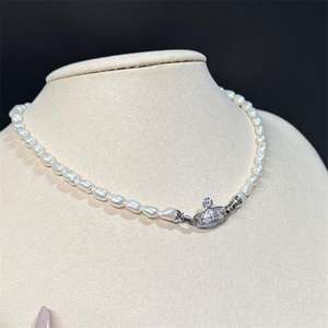 Collar de Perlas de Agua Dulce Inspirado en la Emperatriz Dowager Cixi, Diseño Barroco con Características Minimalistas y Exclusivas - Product Image 1