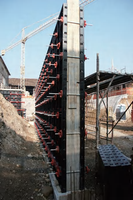 Matériaux ABS, coffrage en plastique PP pour la construction de bâtiments, pour les villas, les maisons en rangée, les bâtiments résidentiels