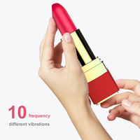 Lippenstift-Design USB Magnetisch Aufladbar 10 Vibrationsmodi Klitoris-Stimulation Sexshop G-Punkt Vibrator Sexuelles Massagegerät