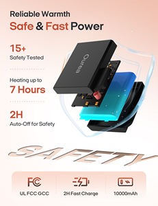 بطانية تدفئة 7.4 فولت قابلة للتخصيص للبيع بالجملة، إصدار جديد رائجة البيع يمكن ارتداؤها للتدفئة الخارجية في الشتاء - Product Image 4