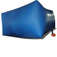 Réservoir souple gonflable pliable en PVC durable pour carburant/eau, capacité 1000L-3000L, pour projets extérieurs