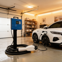 Neuer Jinghu Tragbarer Reise-7kW-EV-Lader CCS2 mit Smartphone-App-Steuerung, IP54 Wetterfest, 3m Kabel, für den Kofferraum, TA-DC-7-H