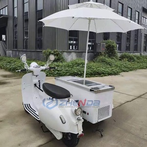 Outdoor Market Mobile Shopping Vending Cart Float Stall Snack Display Stand Business Event Trade Show <b>Trolley</b> - Product Image 2