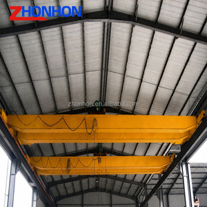 Pont roulant à double poutre de type <span class=keywords><strong>QD</strong></span>, 32 tonnes, portée 28 m, pour l'industrie sidérurgique, transfert de bobines chaudes en atelier - Product Image 1