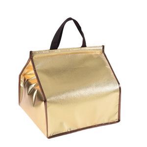Sac isotherme en PP écologique avec logo personnalisé imprimé, avec poignée, réutilisable, brillant, pour canettes de vin, promotions - Product Image 2