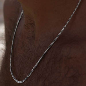 Cadena de Joyería Personalizada Única de Acero Inoxidable 316L, Chapada en Oro PVD de 14k 18k, Cadena para Hombre, Collar Masculino, Cadena de Oro para Hombre - Product Image 4