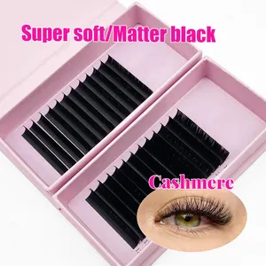 LAMYLASH Individual Classic Volume Cashmere Natural Lashes Extensions Trays Supplies Wholesale Hand Made Mink Eyelash Extension