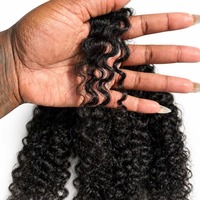 Lot de Cheveux Humains Bruts Cambodgiens Bouclés Profonds de Qualité Supérieure 15A – Vente en Gros pour Fournisseurs – Cheveux Alignés Naturellement avec la Cuticule – Extensions de Tissage