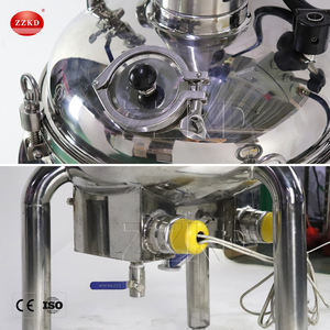 Réacteur en acier inoxydable à double enveloppe avec couvercle complet, réacteur agité en acier inoxydable de 50 L - Product Image 6