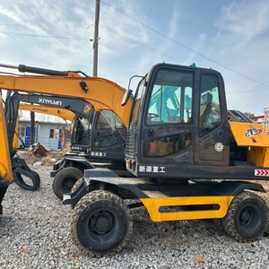 Qualité S $ B75 excavatrice 12 tonnes mécanique miniature B75-9T pelle sur pneus - Product Image 4