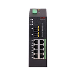 สวิตช์อุตสาหกรรมแบบติดตั้งบนราง H3C รุ่นใหม่และของแท้ 128Gbps IE4300U-10P-AC 10 พอร์ต พร้อม SNMP และ QoS - Product Image 1