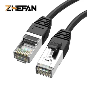 Zhefan cat5e stp חיצוני כבל utp cat5 lan עבור רשת עמיד למים cat5 ltp כבל טלאי sstp