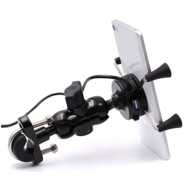 Motorcycle Parts Accessories Phone Holder Cell Phone Charger Stand for Motorcycle