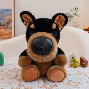 Peluches de Perro de Cabeza <span class=keywords><strong>Grande</strong></span>, Husky, <span class=keywords><strong>Doberman</strong></span>, Súper Suaves, Personalizables, Animales de Peluche de 11-30 cm, Regalo - Product Image 5