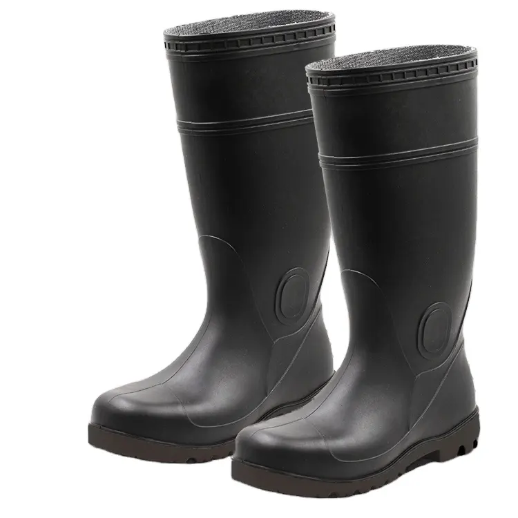 Botas de lluvia de pvc, impermeables, antiácido alcalino, resistentes al aceite, de colirio, estilo CE estándar, gran oferta