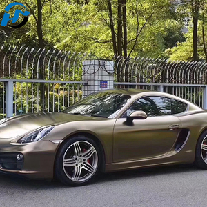 PET TPU Cast Self Repair Self Healing Pearl Metal Satén Mate Metálico Marrón 1,52x18M/5x60FT Car Wrap Vinilo 5x60FT Pegatinas para autos - Product Image 5