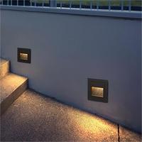 Lampe de jardin encastrée à LED automatique avec capteur de mouvement, étanche IP65