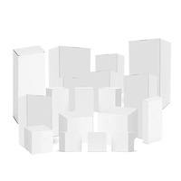 Boîte en carton blanc écologique en gros, pliable, en matériau recyclé, boîte cadeau, emballage en papier pour produits électroniques