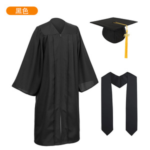 Túnica de Graduación Tejida Jing Zherui para Adultos, Tejido Liso, Uniforme Escolar Unisex para Ceremonia, Venta al Por Mayor - Product Image 2