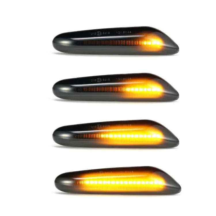 Led Side Marker Car Styling Flowing Lights Smoked Lens Turn Signal Light Side Indicator Dynamic Led For BMW E90 E92 E60 E87 E82