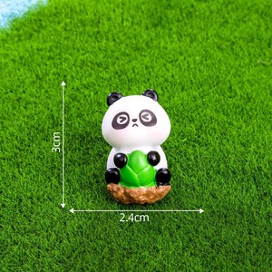 Figuras Miniatura de Panda de Resina, 100 Piezas, Resina para Bonsái, Micropaisaje, Decoración de Jardín de Hadas, Pequeña Decoración de Animales de Dibujos Animados - Product Image 6