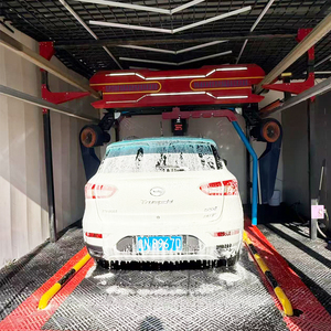 Machine de lavage de voiture industrielle Système de nettoyage automatique de mousse et de jet d'eau sans contact électrique à 360 ° - Product Image 5