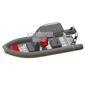 Gommone Semirigido Sportivo Commerciale ad Alte Prestazioni 760 con Scafo in Alluminio a V Profonda Saldato, Leggero e Adatto al Mare (RIB) - Product Image 1